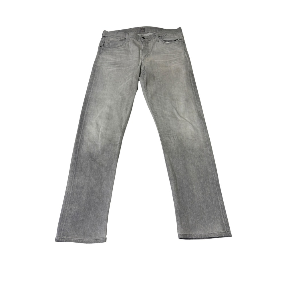 Citizens of Humanity Mandy High Waist‎ Retro Slim Roll Up Gray Jeans W32xL29